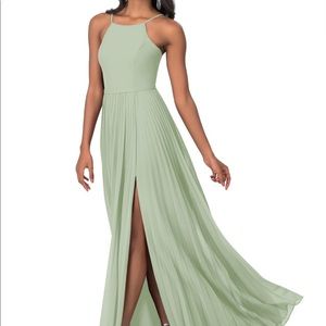 Dusty Sage A4 AZAZIE LENNON Bridesmaids Dresses